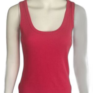 Tank top, color - cherry red, Size M, Garnet Hill.